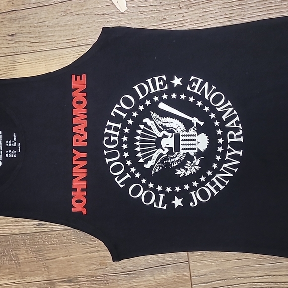 JOHNNY RAMONE tight long shirt or mini dress L new the Ramones rare - Picture 2 of 4